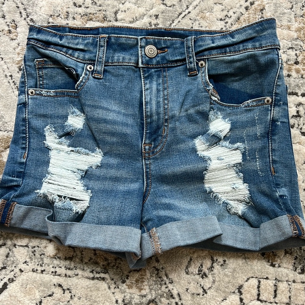 Aero high rise midi shorts